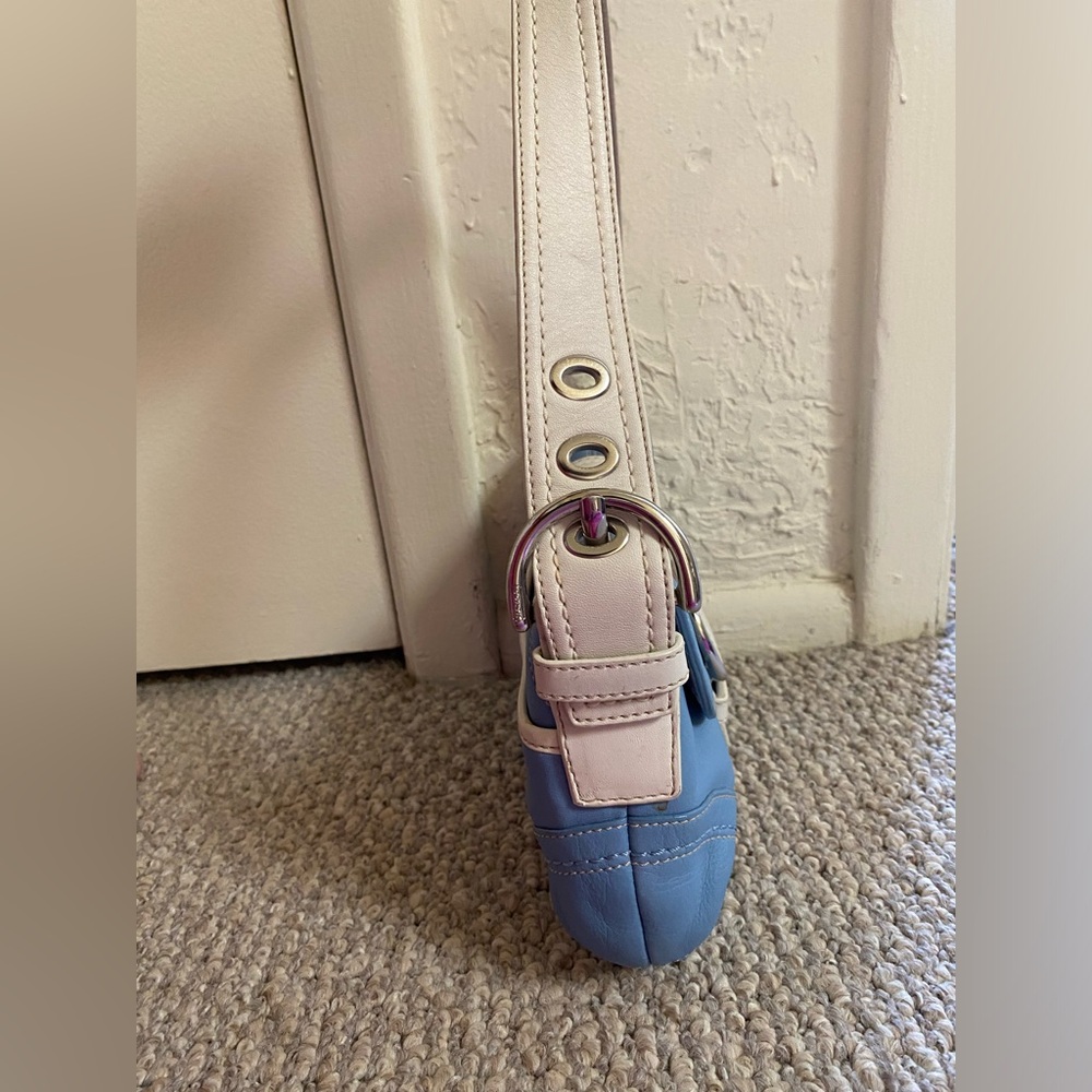 Coach Y2K Soho Shoulder Bag Blue - Picture 6 of 7